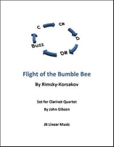 Flight of the Bumble Bee for Clarinet Quartet P.O.D. cover